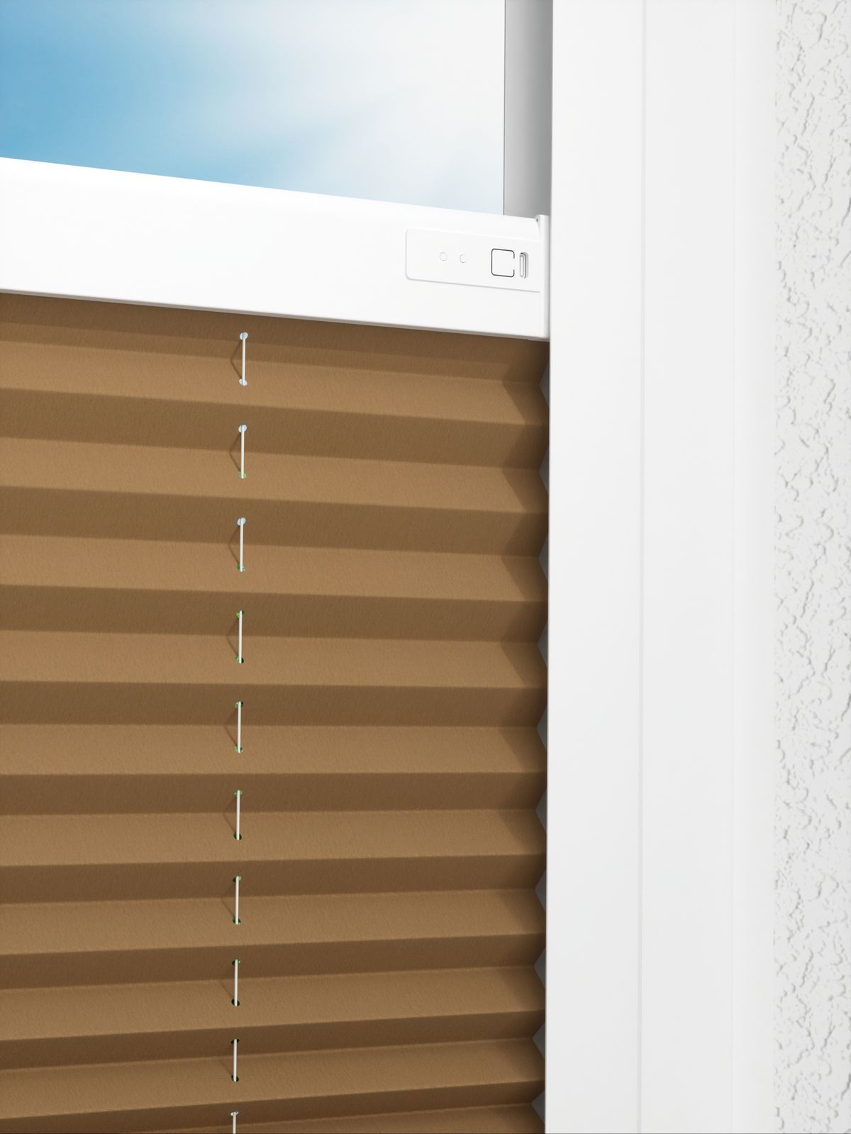 Detailansicht LYSEL HOME Plissee 404A Cantata