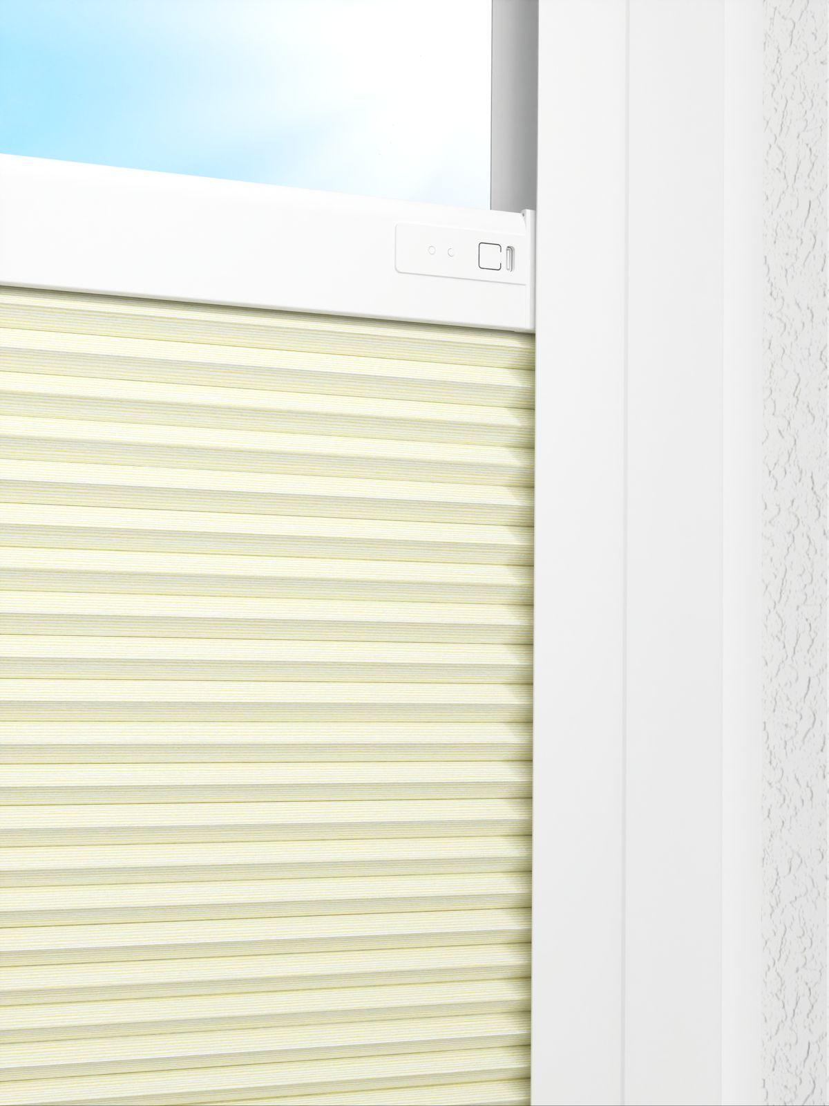 Detailansicht LYSEL HOME Plissee 311A Lanea BO Wabe
