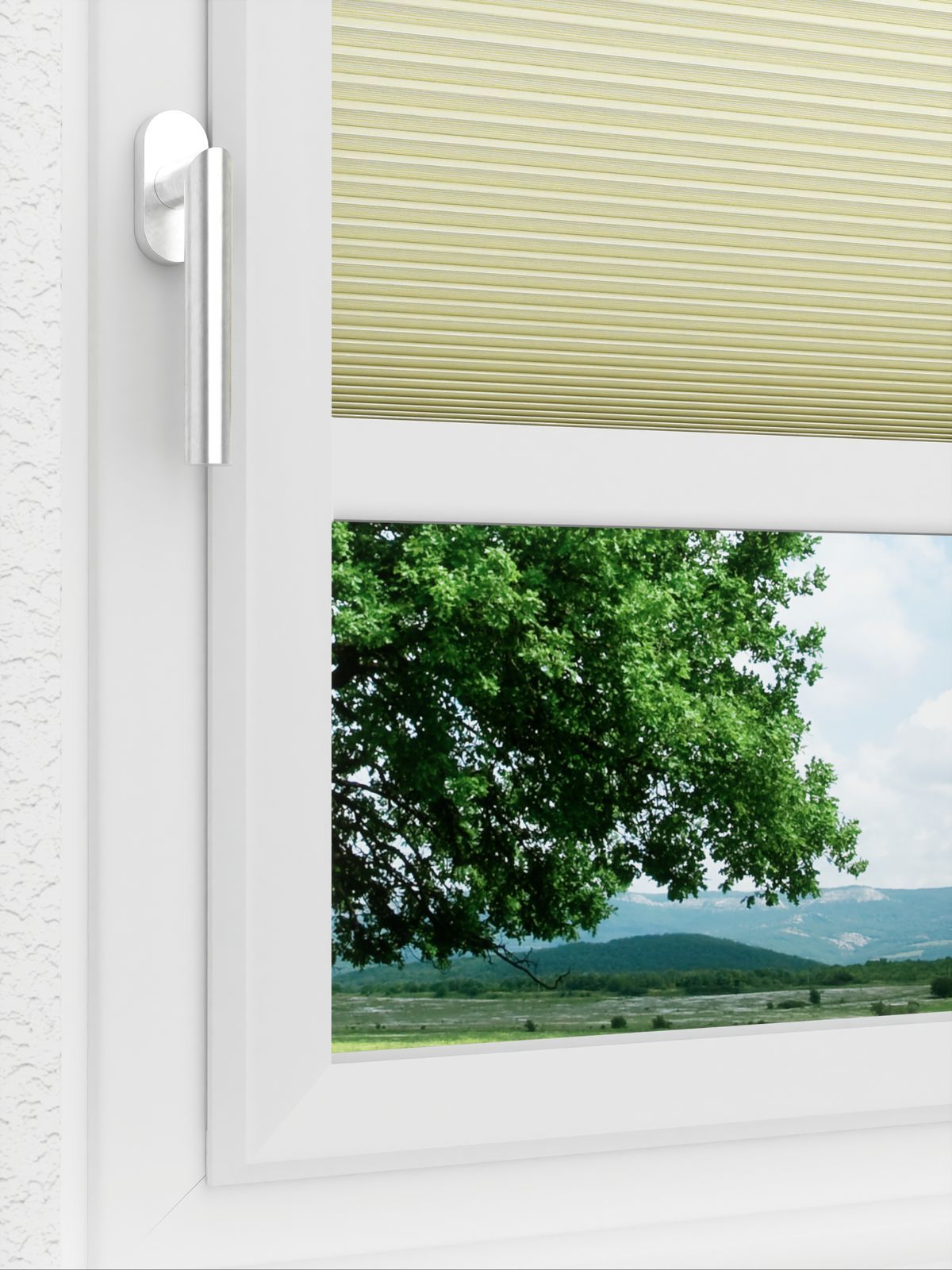 Detailansicht LYSEL HOME Plissee 311A Lanea BO Wabe