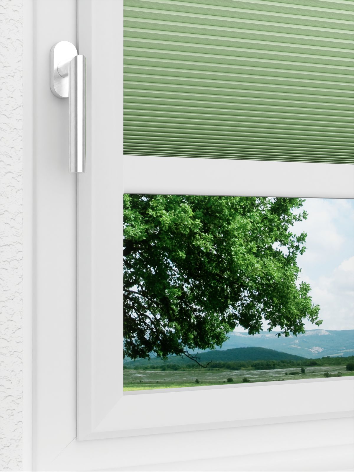 Detailansicht LYSEL HOME Plissee 331A Lightly Wabe