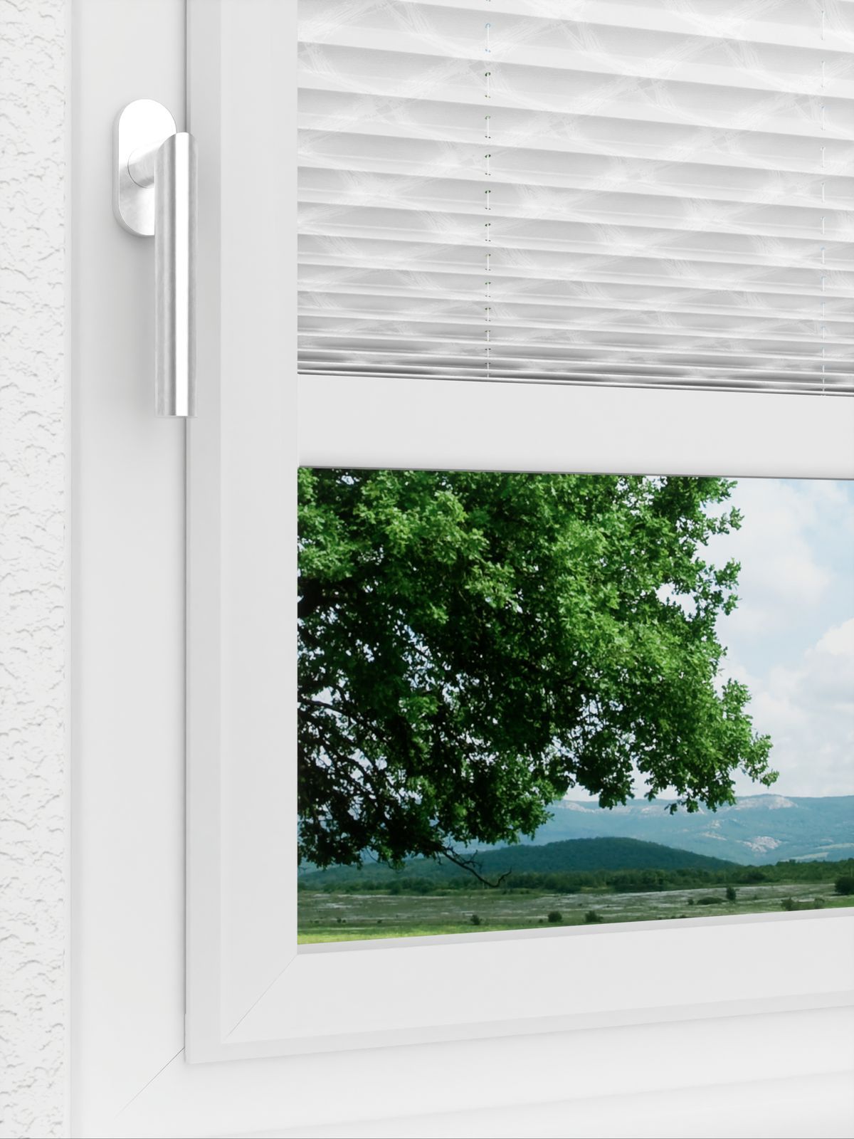 Detailansicht LYSEL HOME Plissee 416A Quadra