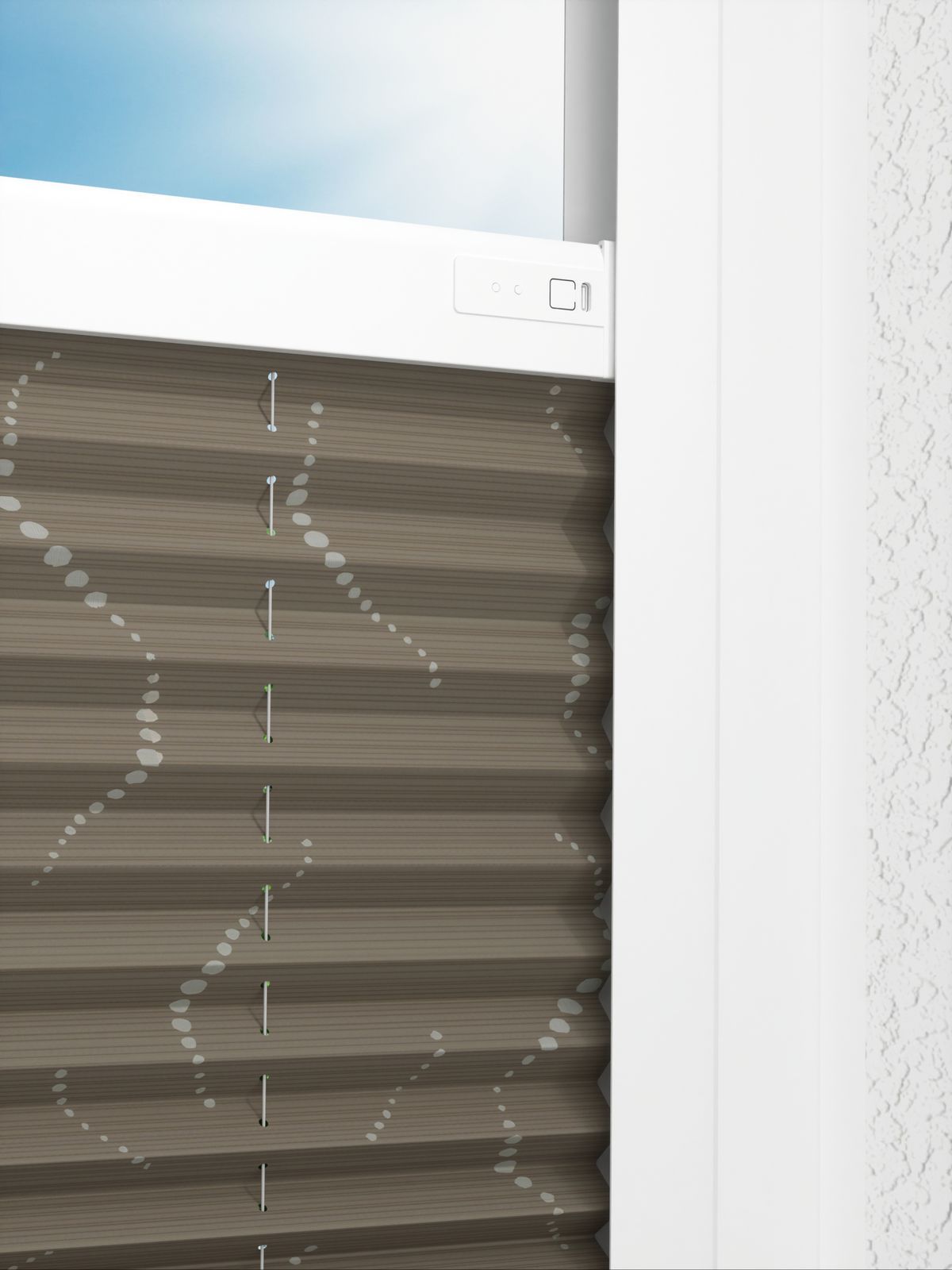 Detailansicht LYSEL HOME Plissee 409A Pearl String