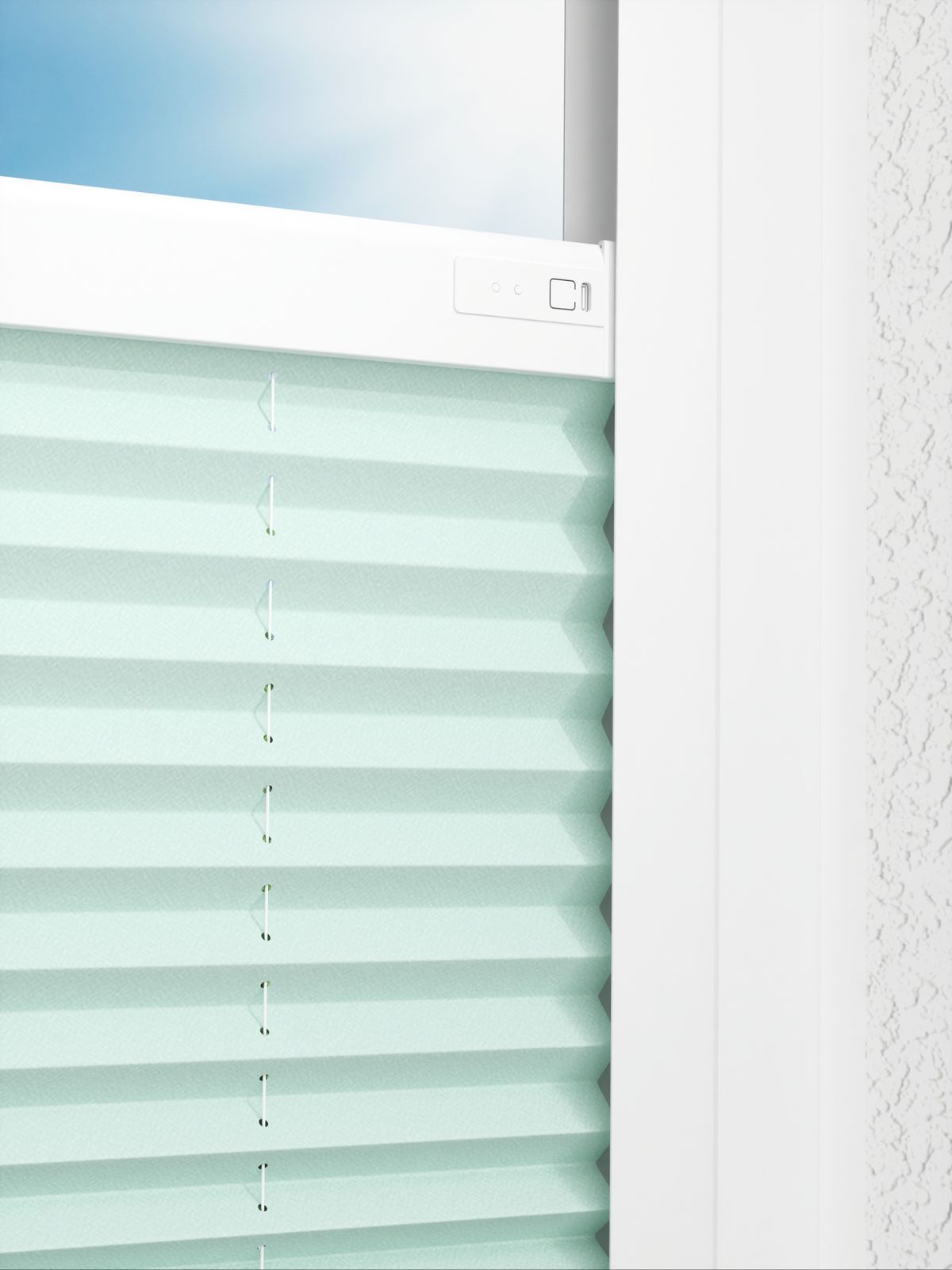 Detailansicht LYSEL HOME Plissee 333A Dark Crepe
