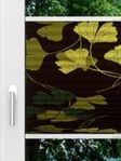 LYSEL HOME Plissee 428A Ginkgos Midnight Fensteransicht