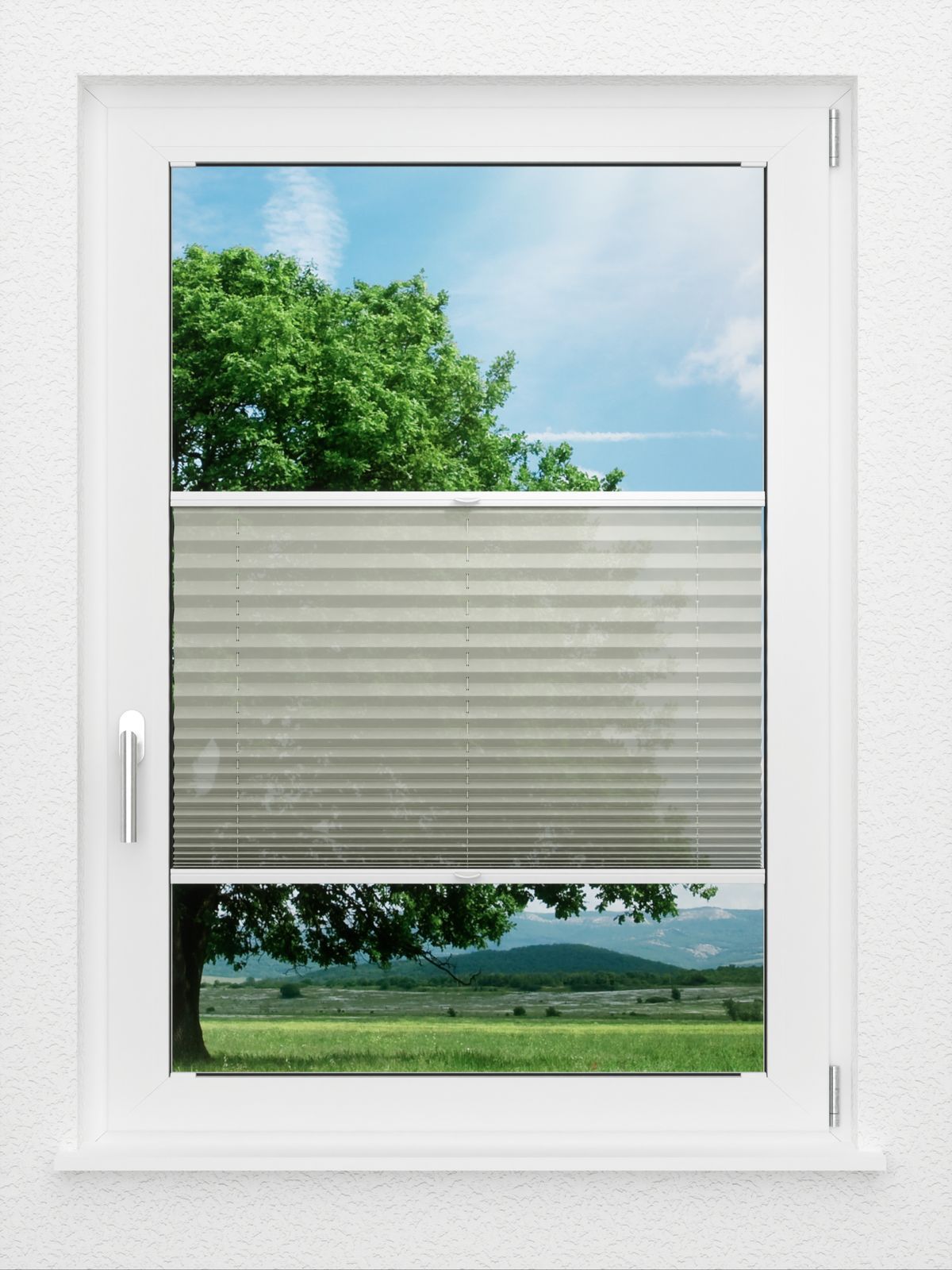 Detailansicht LYSEL HOME Plissee 401A Flame