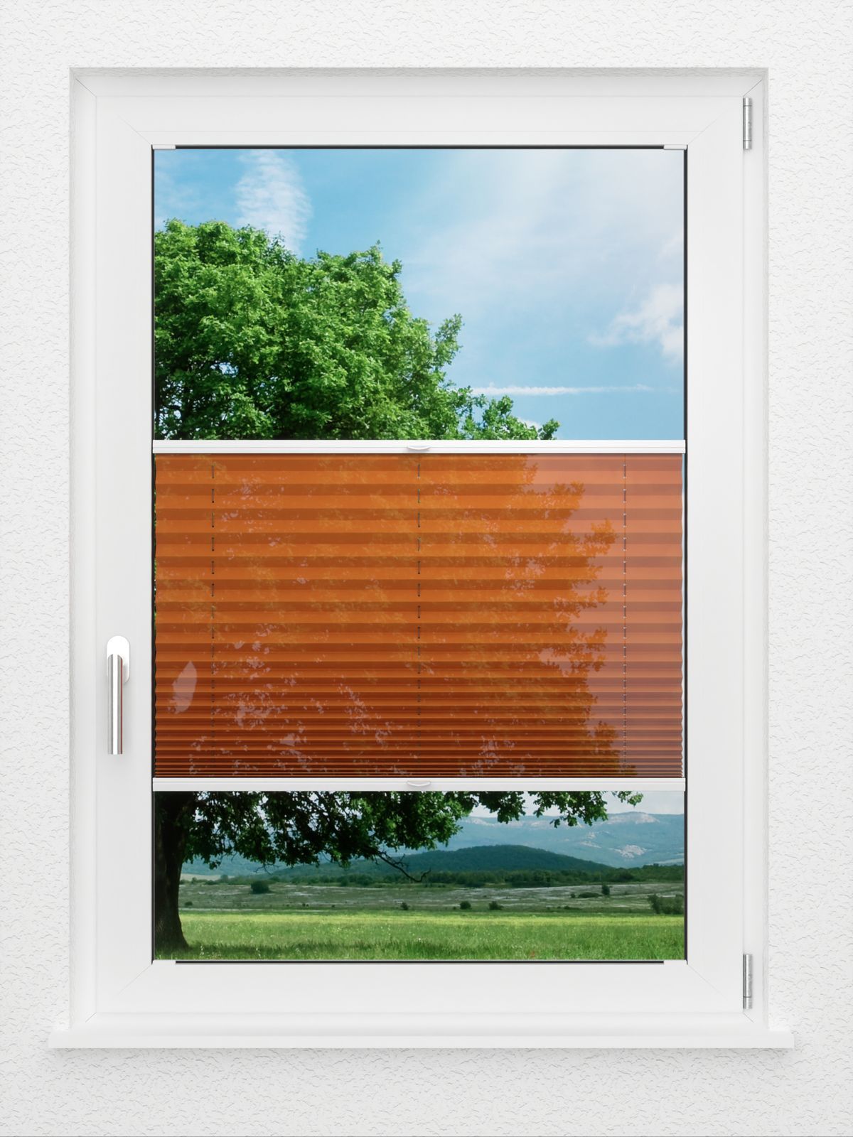 Detailansicht LYSEL HOME Plissee 429A Flame