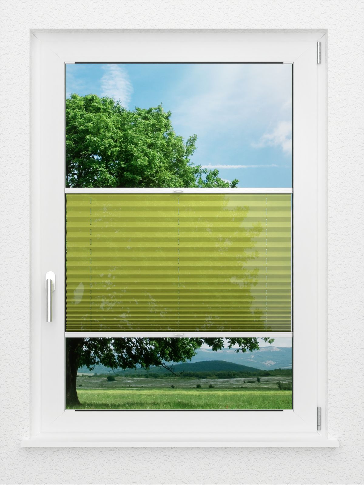 Detailansicht LYSEL HOME Plissee 316A Flame