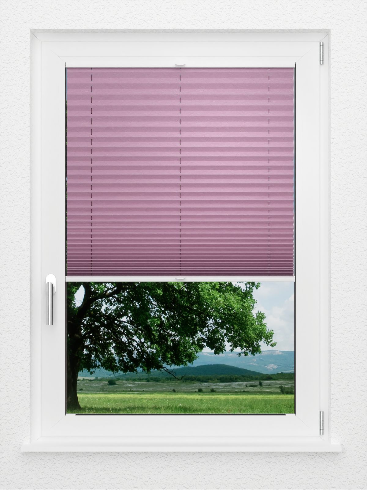 Detailansicht LYSEL HOME Plissee 421A Pearly Crush