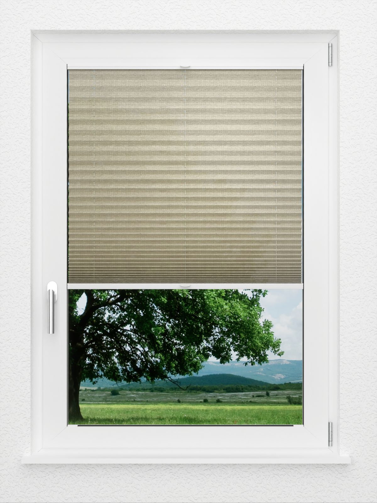 Detailansicht LYSEL HOME Plissee 427A Light Mix