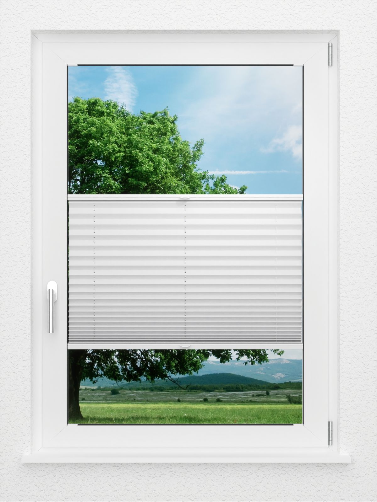Detailansicht LYSEL HOME Plissee 408A Naturalis