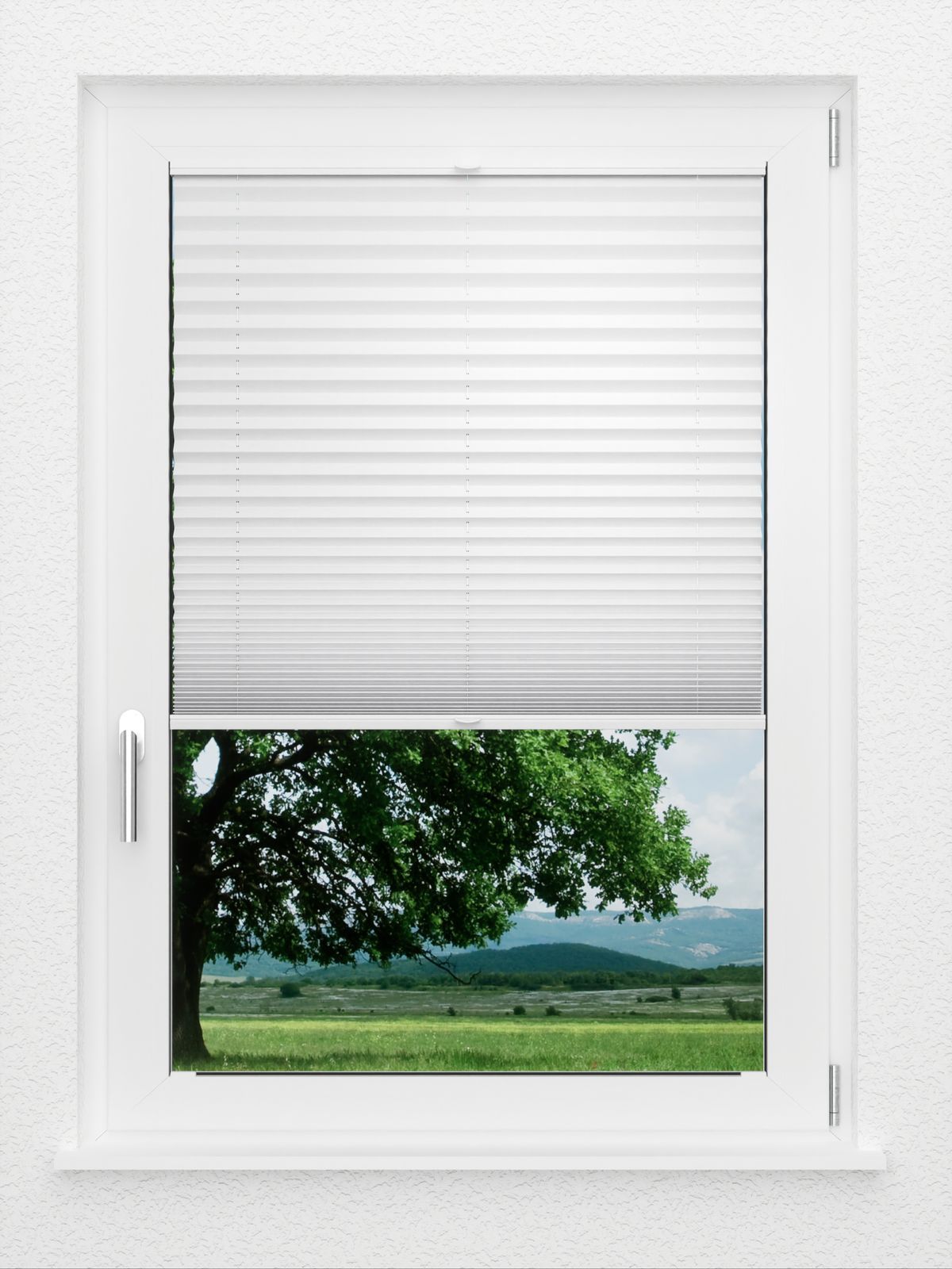Detailansicht LYSEL HOME Plissee 408A Naturalis