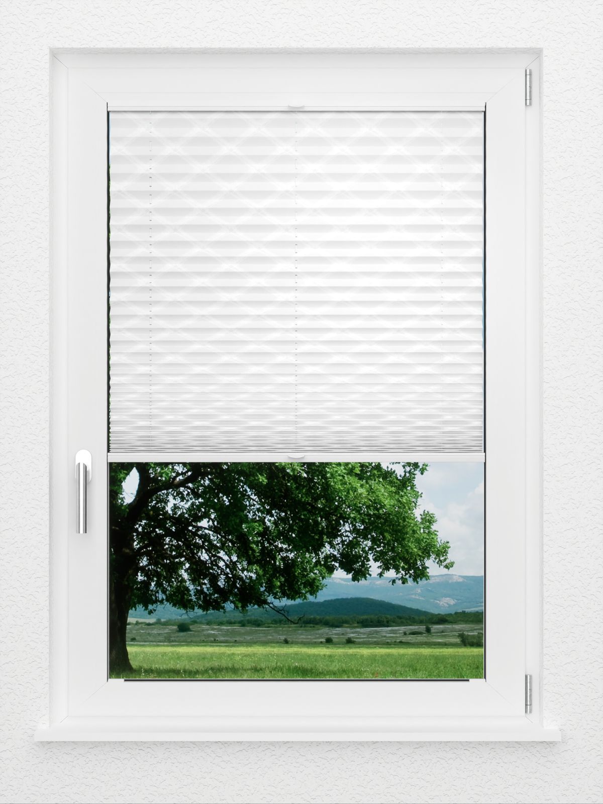 Detailansicht LYSEL HOME Plissee 416A Quadra