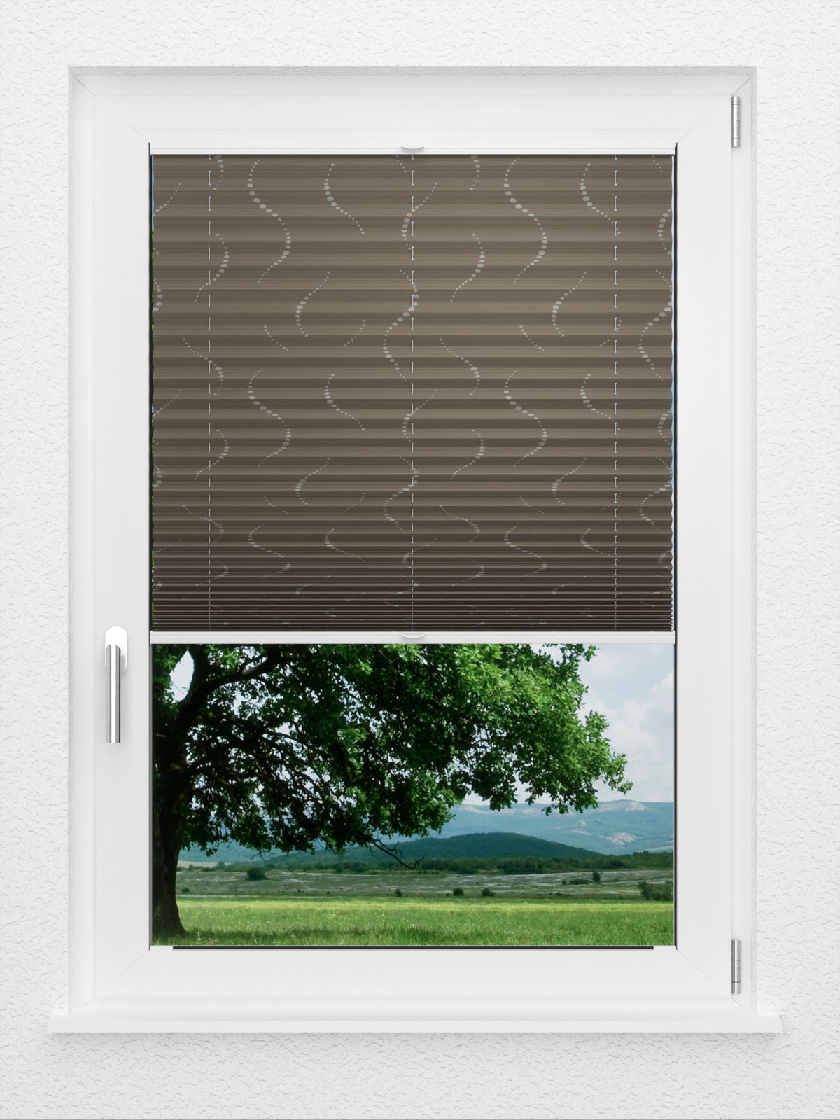 Detailansicht LYSEL HOME Plissee 409A Pearl String