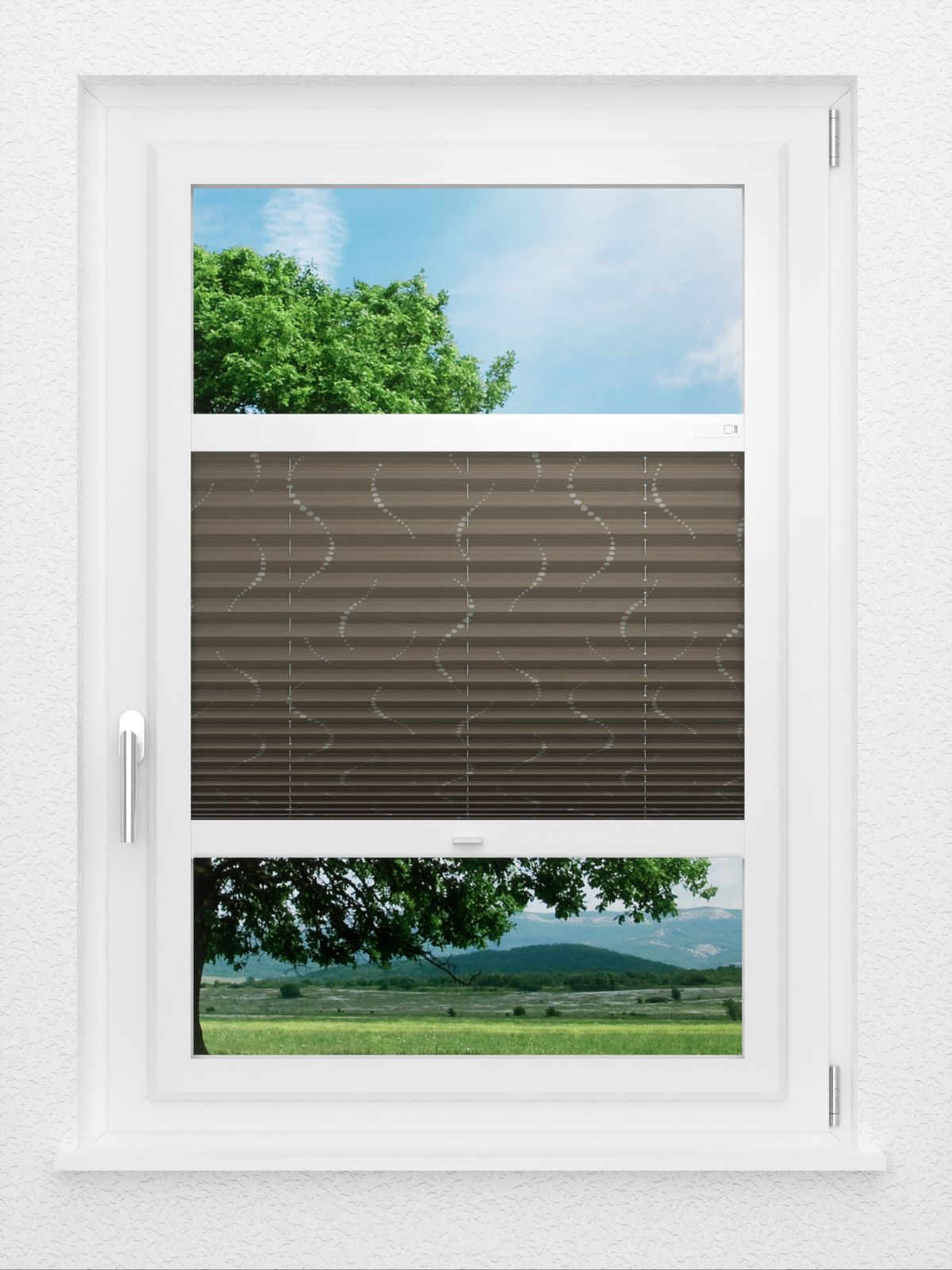 Detailansicht LYSEL HOME Plissee 409A Pearl String