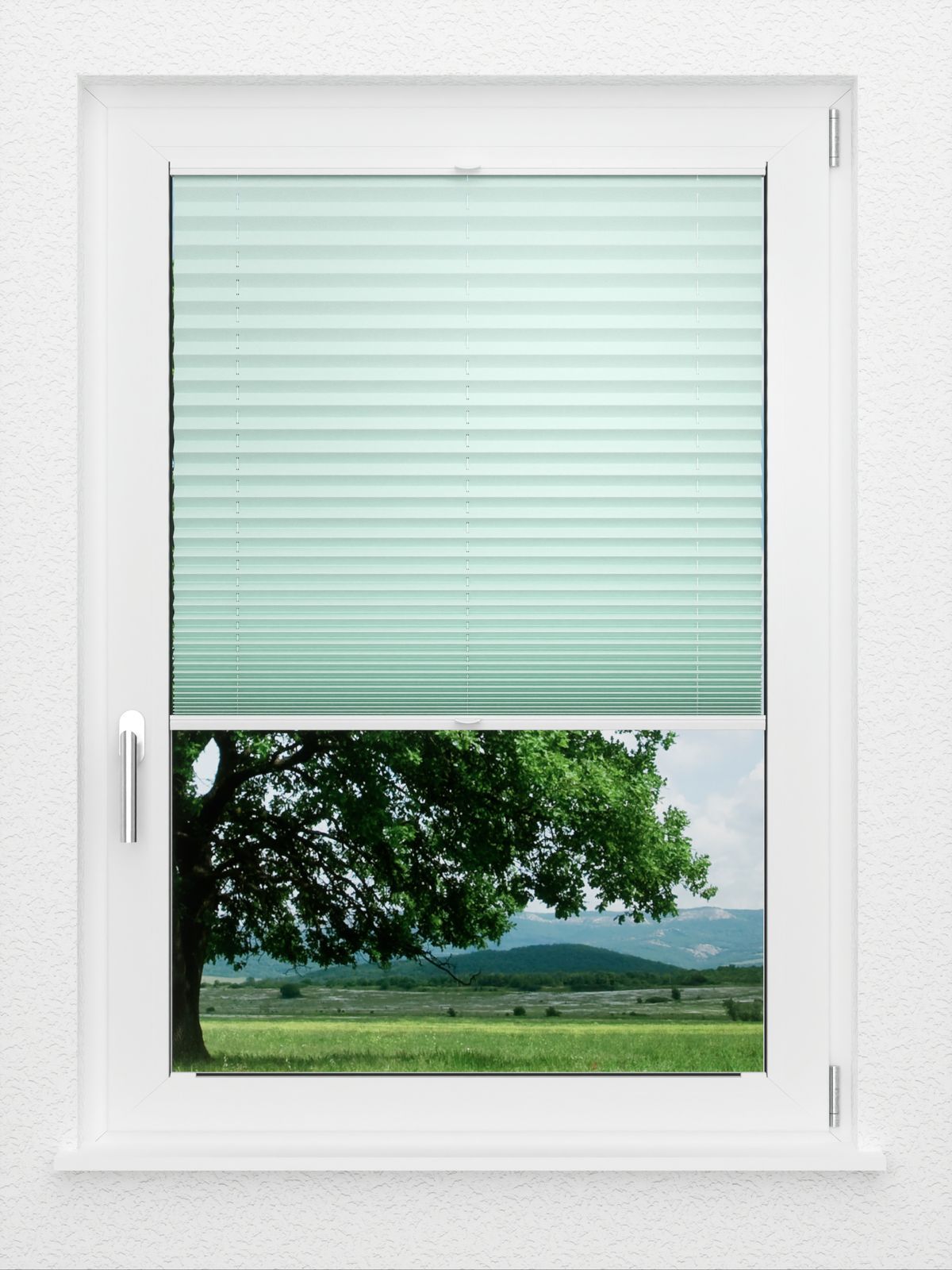 Detailansicht LYSEL HOME Plissee 333A Dark Crepe