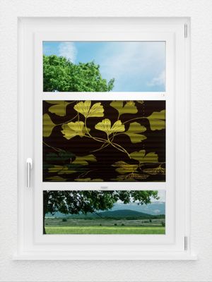 Preview LYSEL HOME Plissee 428A Ginkgos Midnight 0