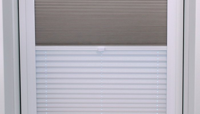 Double plissé Store plissé anti-chaleur