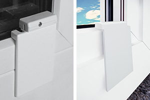 Front Halterung Abdeckung Plissee montieren ohne Bohren