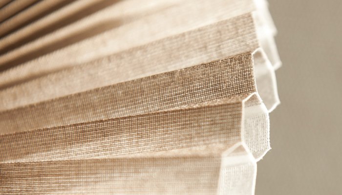 Stores plissés en nid d'abeille Plissé avec nid d'abeille