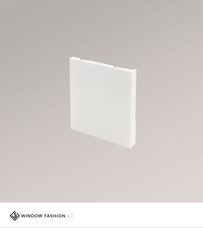 Endkappe rechts für Kassettenrollo M eckig