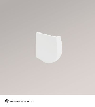 Endkappe Kette links für Kassettenrollo S rund