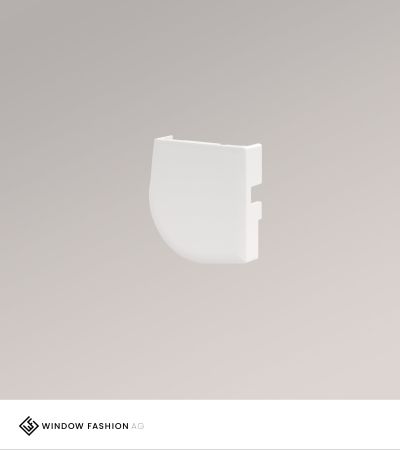 Endkappe Kette rechts für Kassettenrollo S rund