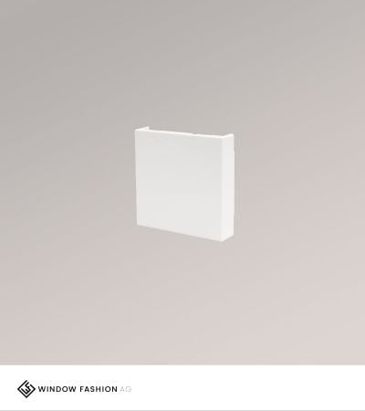 Endkappe Kette links für Kassettenrollo S eckig