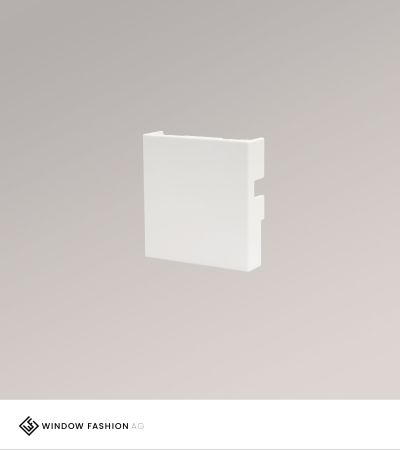 Endkappe Kette rechts für Kassettenrollo S eckig