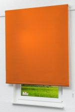 Rollo Standard Lysel Outlet - Basisrollo Struktur Tageslicht Rotorange