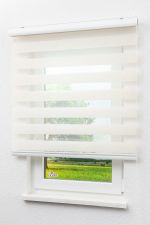 Rollo Standard Lysel - Qualitätsdoppelrollo mit Blende Leinen