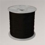 Schwarz Vorschau Plisseeschnur #1W in Weiß Schwarz