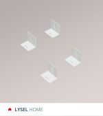 weiß Vorschau SET - Equerres de fixation LYSEL HOME #1W weiß