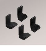 schwarz Vorschau SET Equerres de fixation Exklusiv Decomatic #1W schwarz