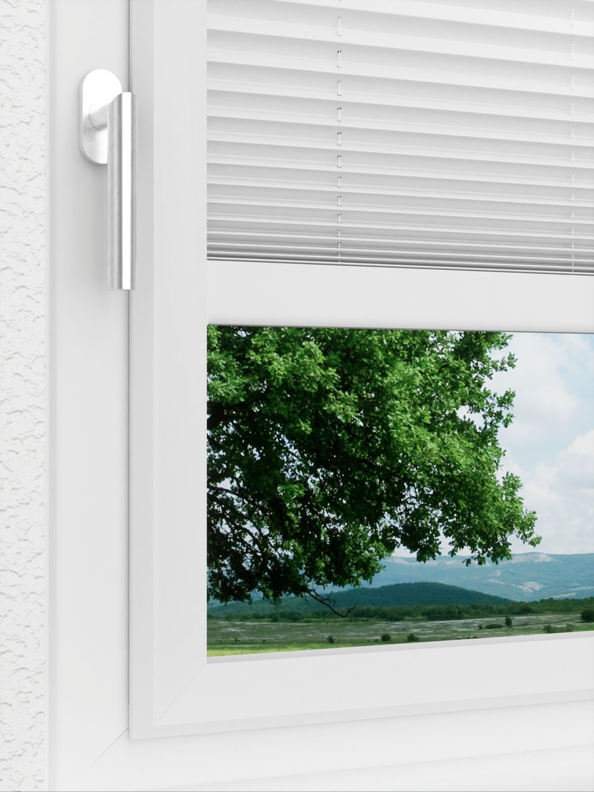 Detailansicht LYSEL HOME Plissé 209A Crêpe Pearl