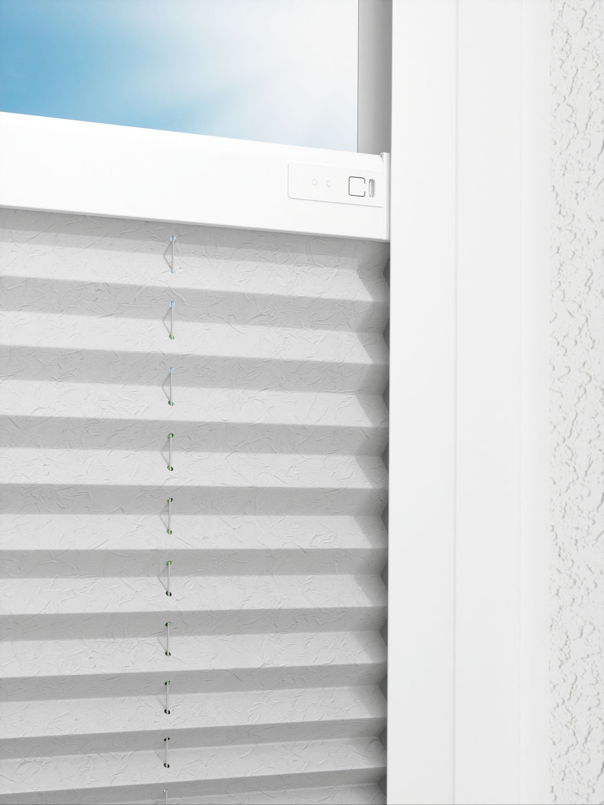 Detailansicht LYSEL HOME Plissé 239A Crush Pearl