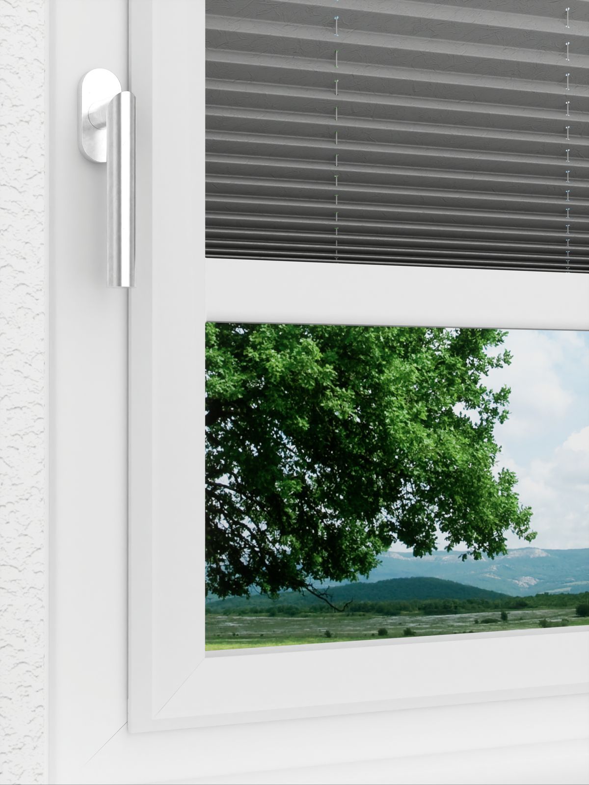 Detailansicht LYSEL HOME Plissé 136A Crush Pearl