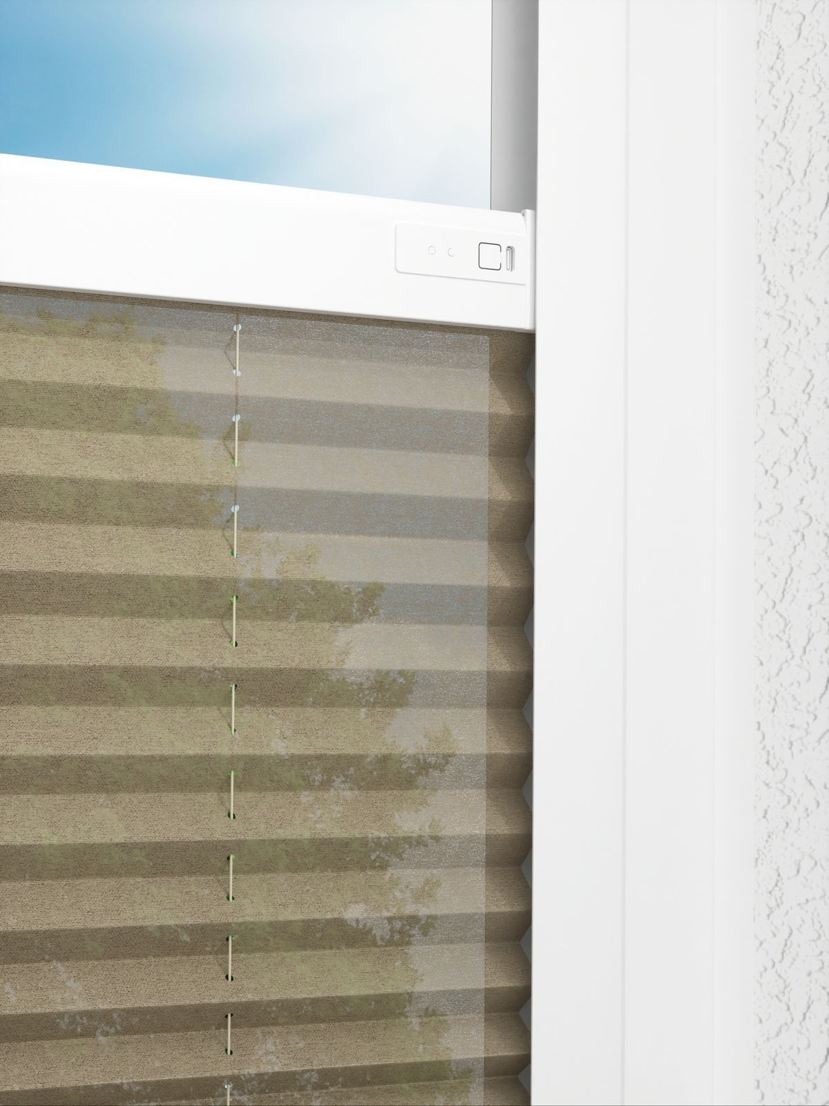 Detailansicht LYSEL HOME Plissé 111A Nero