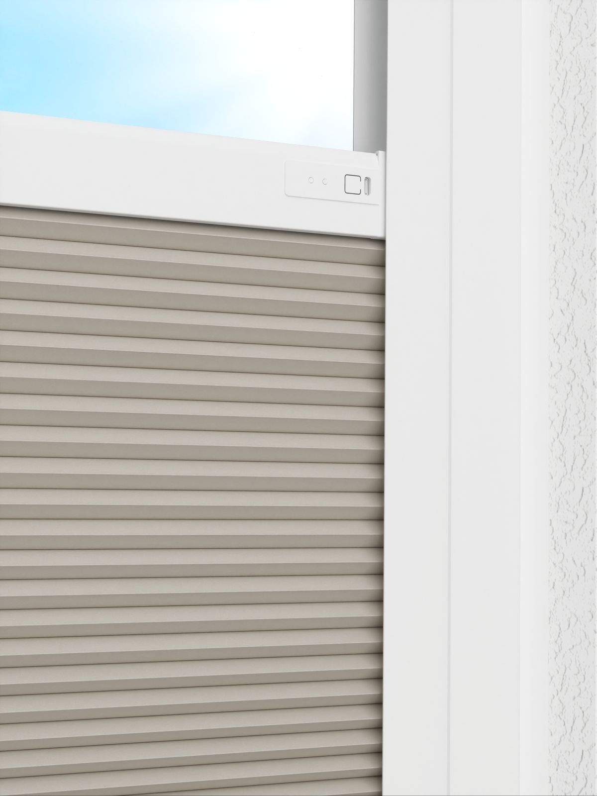 Detailansicht LYSEL HOME Plissé 008A nid d'abeille