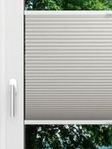 LYSEL HOME Plissee 019A Calluna Wabe Fensteransicht