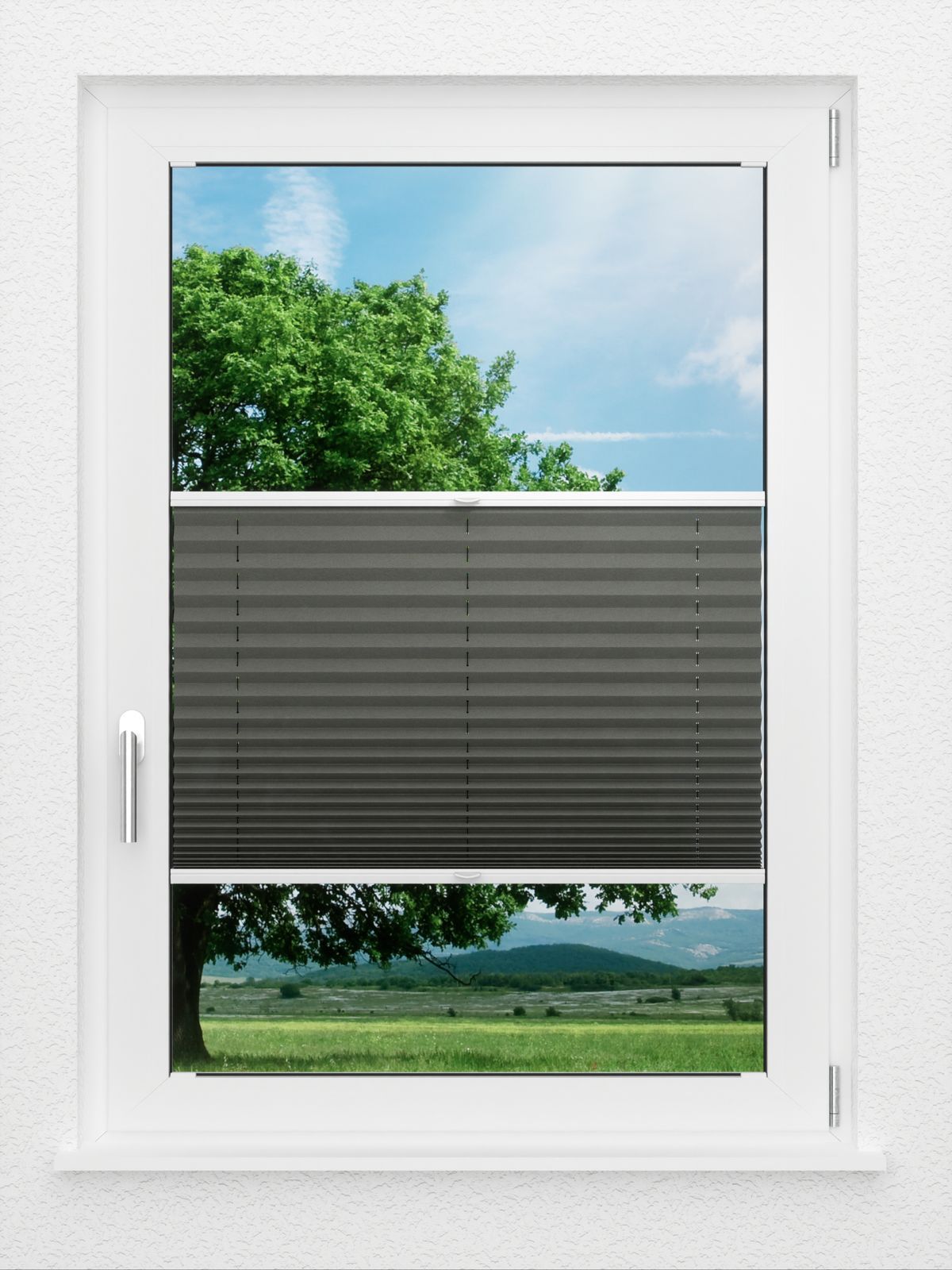 Detailansicht LYSEL HOME Store plissé 208A Crepe