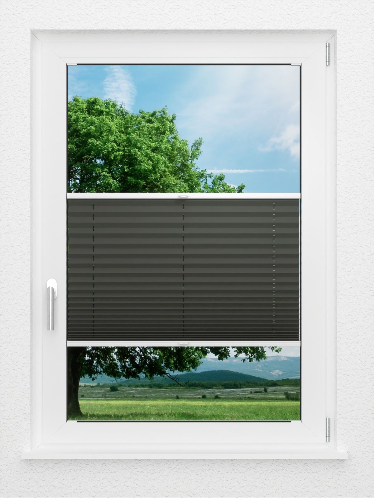 Detailansicht LYSEL HOME Store plissé 202A Crepe BO