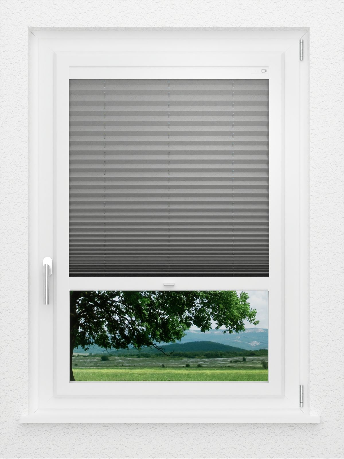 Detailansicht LYSEL HOME Plissé 136A Crush Pearl