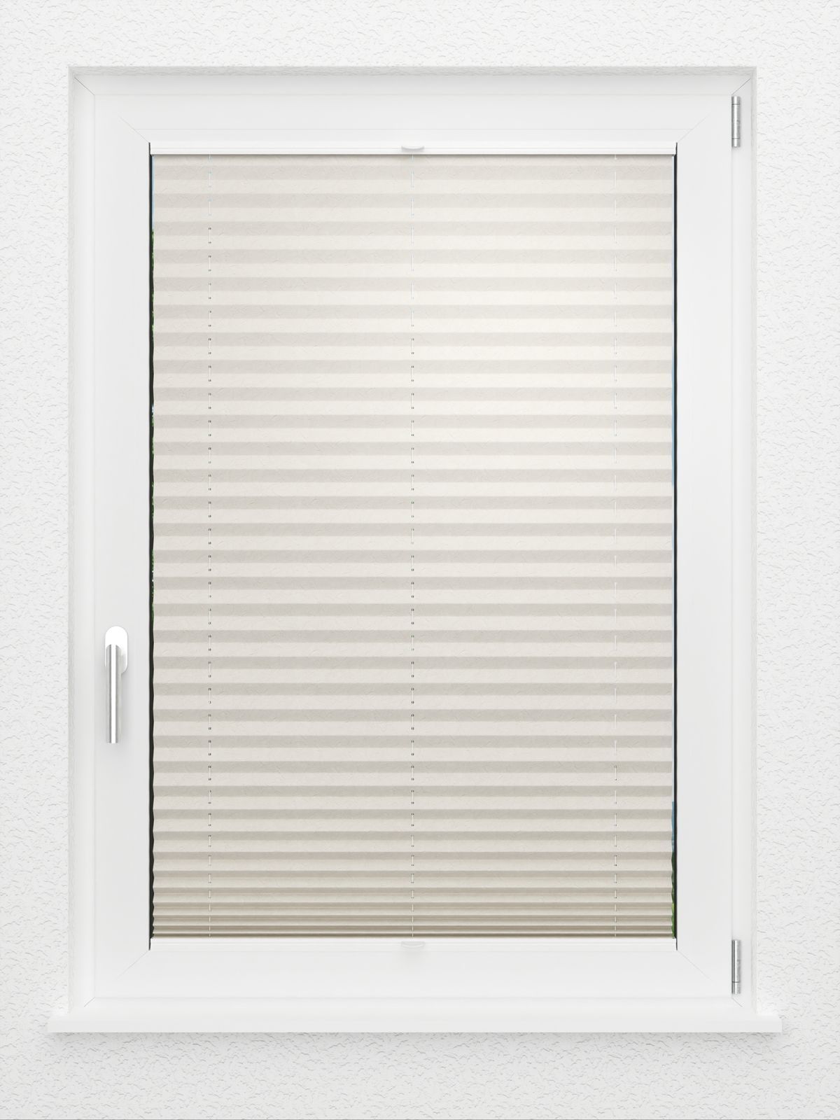 Detailansicht LYSEL HOME plissé 141A Crush Pearl