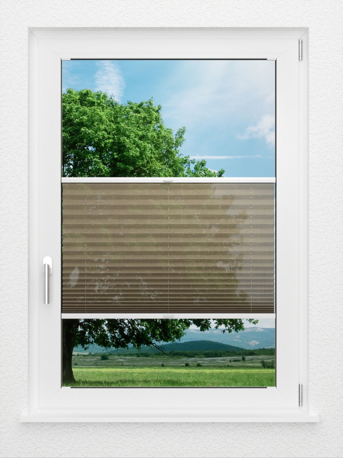 Detailansicht LYSEL HOME Store plissé 111A Nero