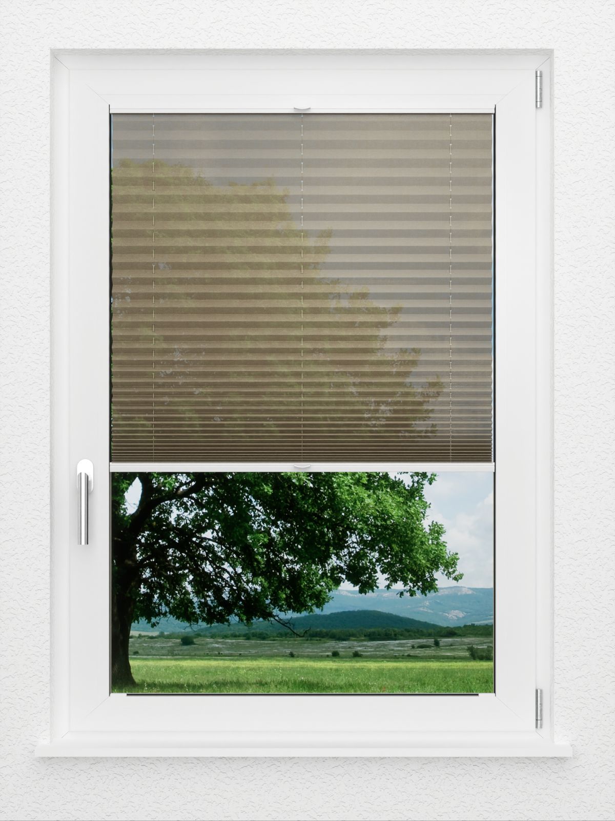 Detailansicht LYSEL HOME Store plissé 111A Nero