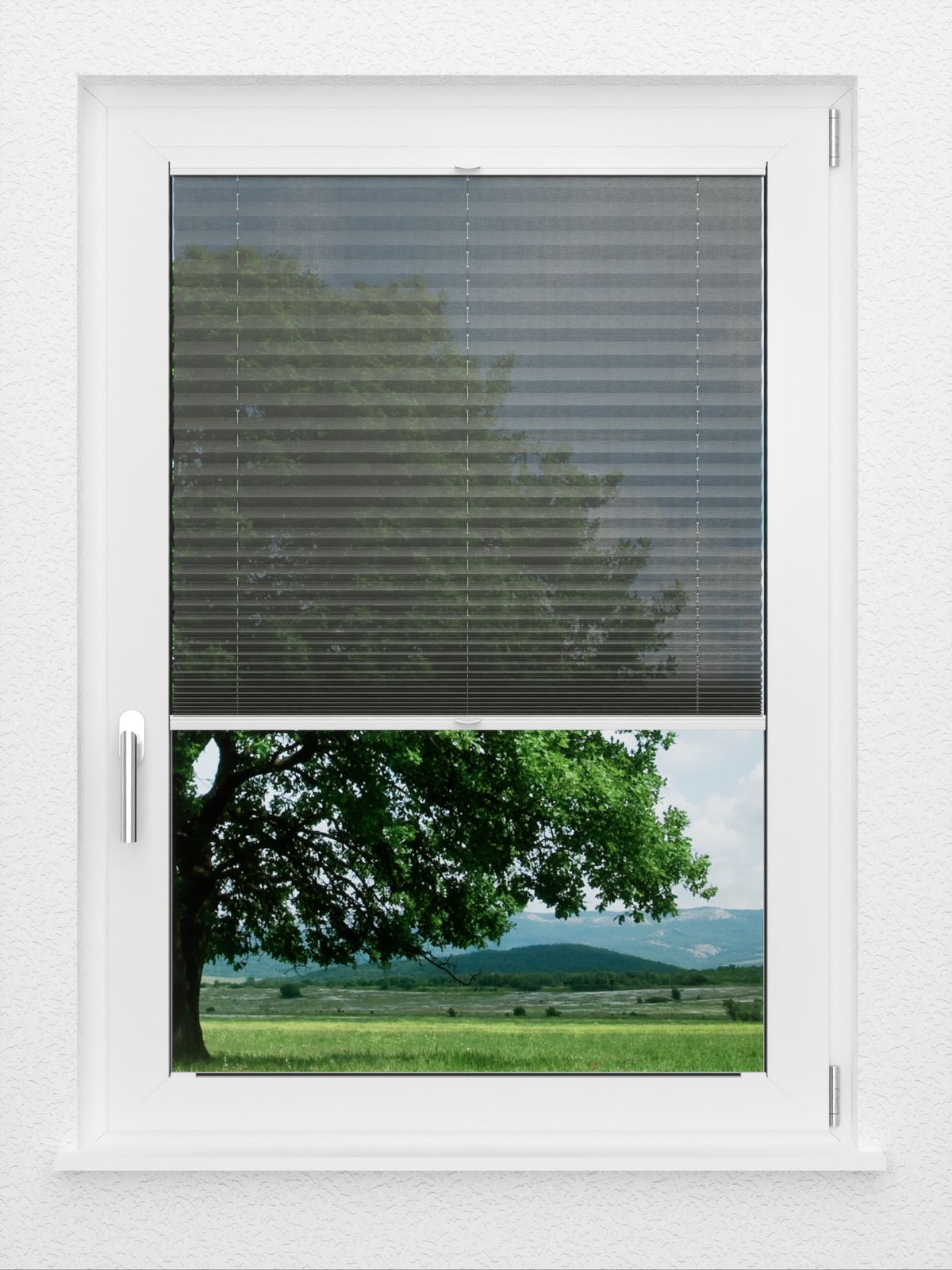 Detailansicht LYSEL HOME Store plissé 112A Nero