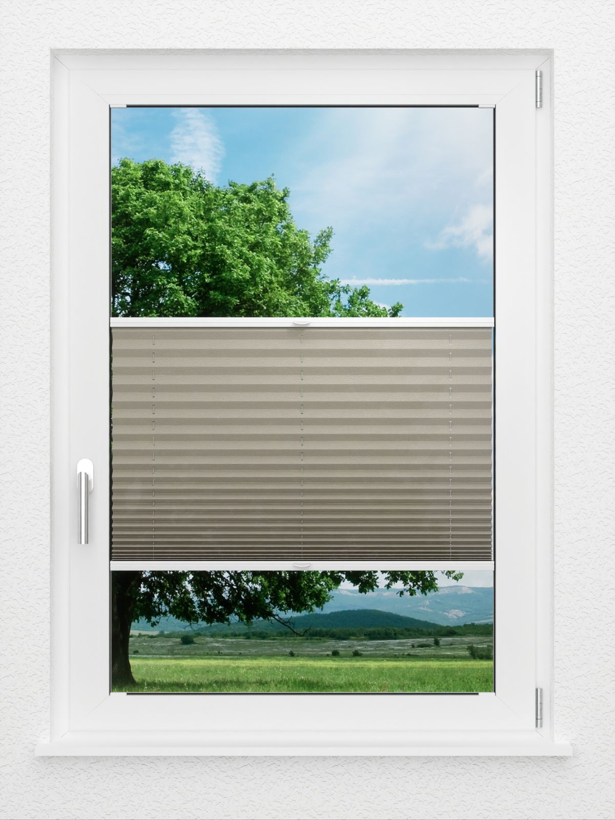 Detailansicht LYSEL HOME plissé 304A Aramiq