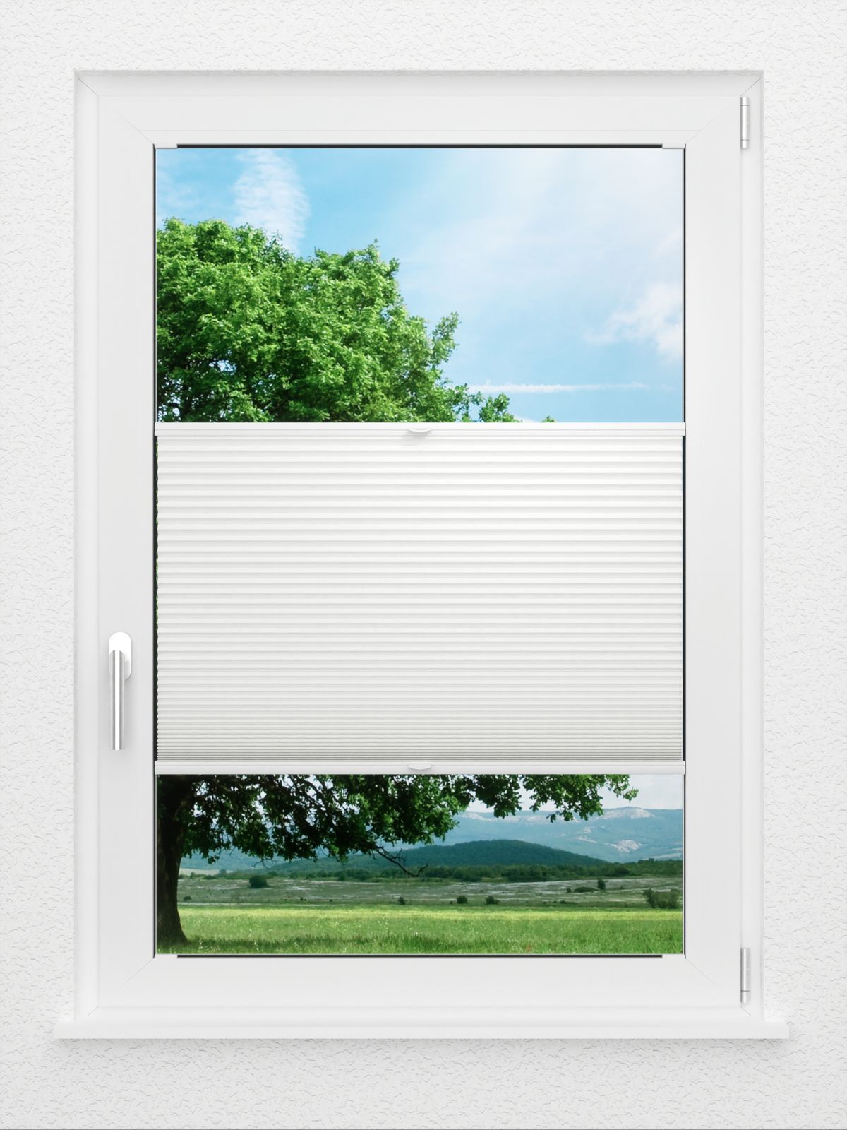 Detailansicht LYSEL HOME plissé 005A nid d'abeille