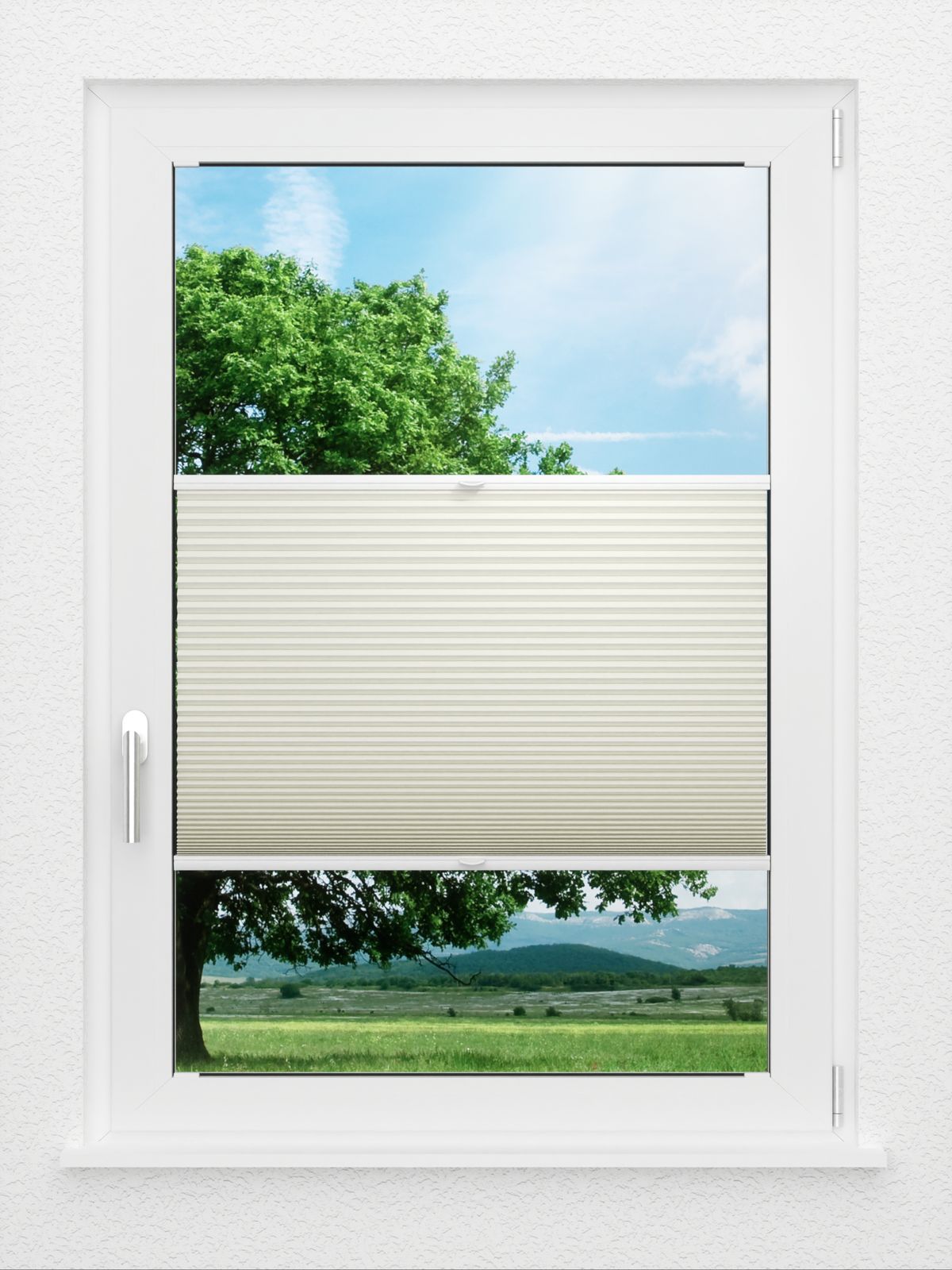 Detailansicht LYSEL HOME plissé 015A nid d'abeille