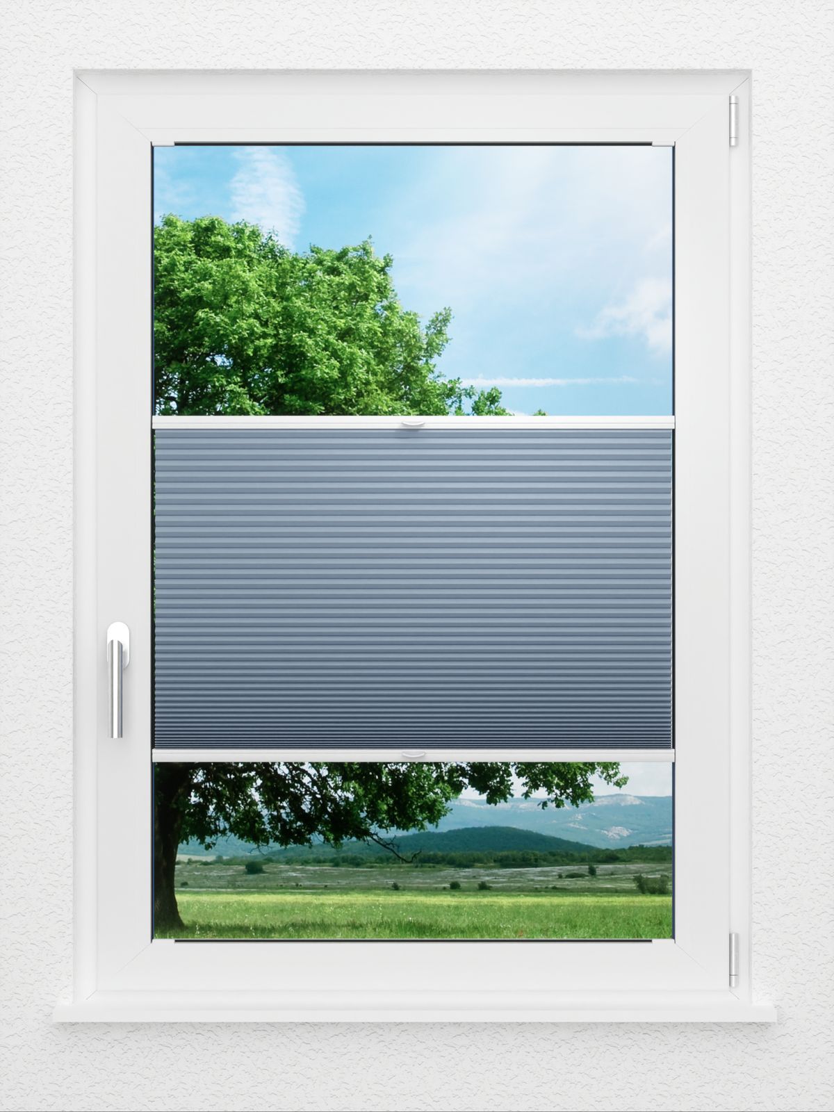 Detailansicht LYSEL HOME plissé 023A nid d'abeille